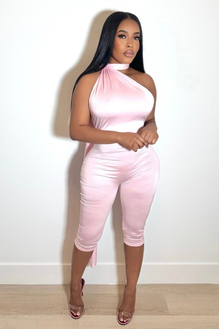 Rosé Luxe Jumpsuit